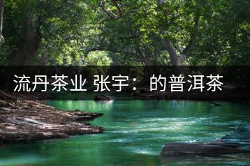 流丹茶業(yè) 張宇：的普洱茶網(wǎng)銷(xiāo)之路