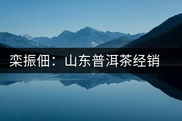 欒振佃:山東普洱茶經(jīng)銷第一人