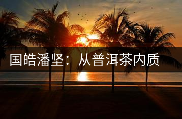 國皓潘堅：從普洱茶內(nèi)質(zhì)看茶的好壞