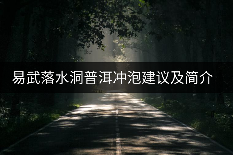 易武落水洞普洱沖泡建議及簡(jiǎn)介易武落水洞普洱沖泡建議及簡(jiǎn)介