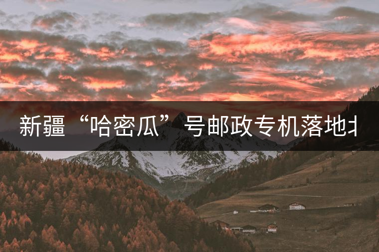 新疆“哈密瓜”號(hào)郵政專機(jī)落地北京，243種哈密瓜你見(jiàn)過(guò)嗎？