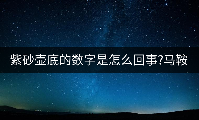 紫砂壺底的數(shù)字是怎么回事?馬鞍山的普洱茶品質(zhì)如何?紫砂壺底的數(shù)字是怎么回事？馬鞍山的普洱茶品質(zhì)如何？