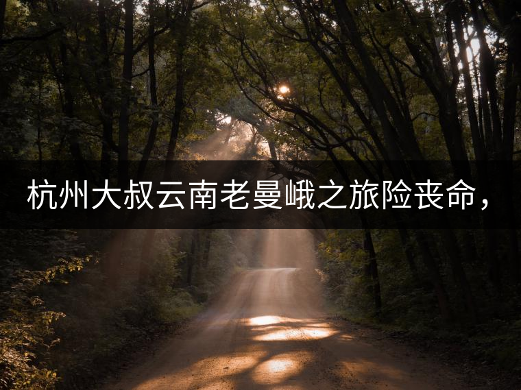 杭州大叔云南老曼峨之旅險喪命，買下茶園種茶，成普...杭州大叔云南老曼峨之旅險喪命，買下茶園種茶，成普洱圈網紅