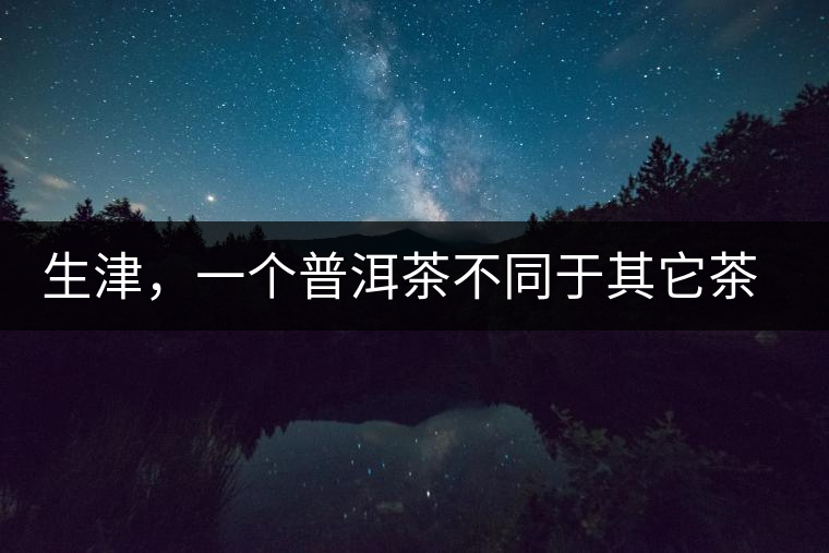 生津，一個(gè)普洱茶不同于其它茶類的品鑒指標(biāo)