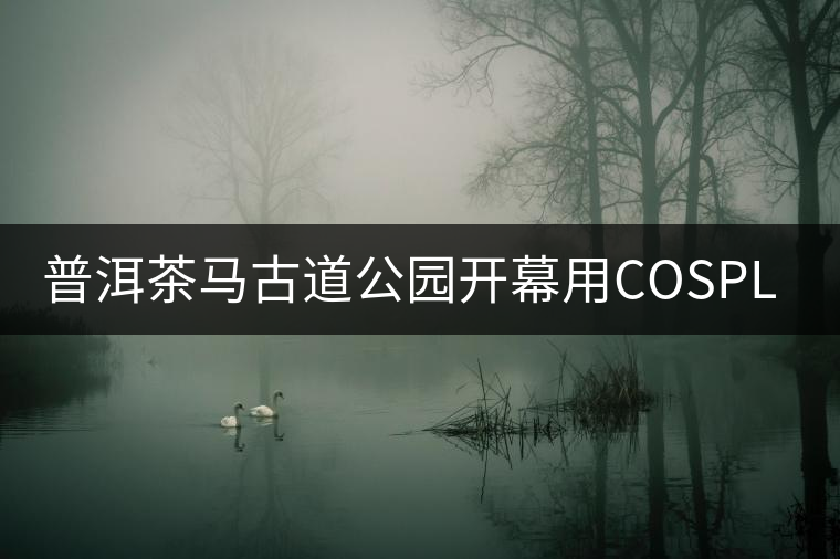 普洱茶馬古道公園開(kāi)幕用COSPLAY做宣傳