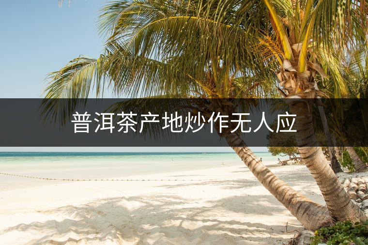 普洱茶產(chǎn)地炒作無(wú)人應(yīng) 普洱茶產(chǎn)地炒作無(wú)人應(yīng)