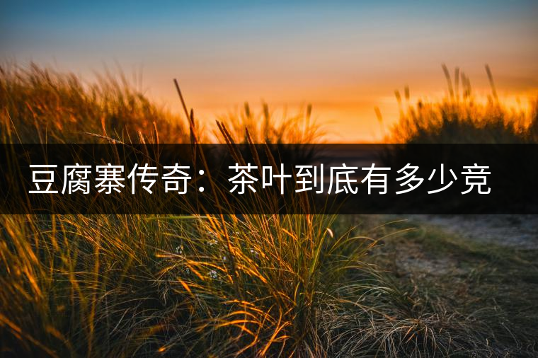 豆腐寨傳奇：茶葉到底有多少競爭者？