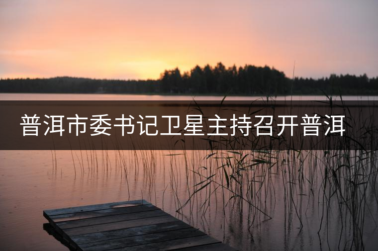 普洱市委書記衛(wèi)星主持召開普洱茶產(chǎn)業(yè)發(fā)展座談會(huì)