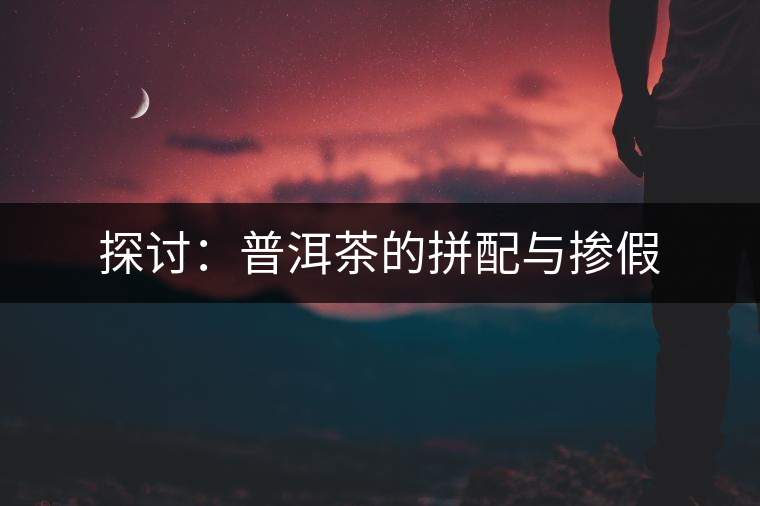 探討：普洱茶的拼配與摻假