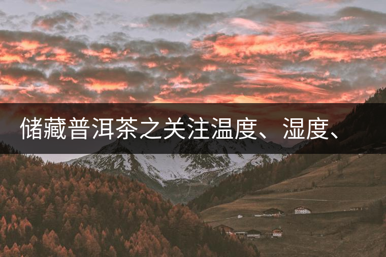 儲(chǔ)藏普洱茶之關(guān)注溫度、濕度、異味因素影響