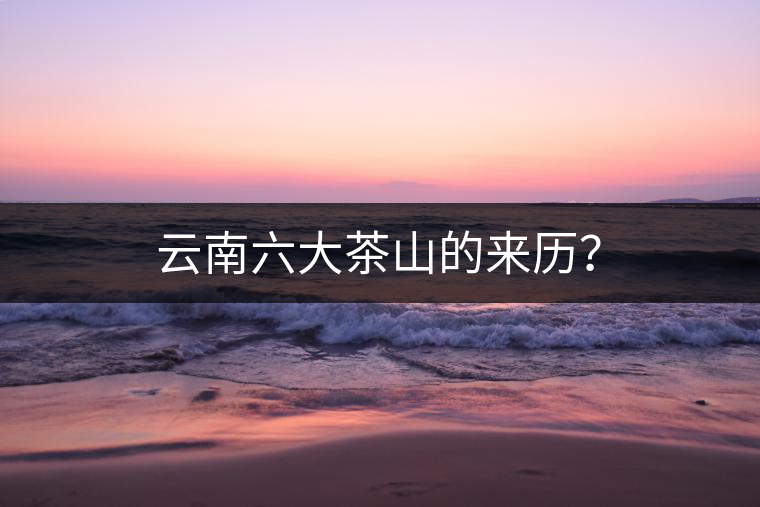 云南六大茶山的來歷？