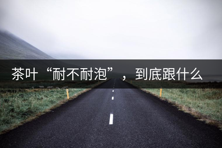 茶葉“耐不耐泡”，到底跟什么有關(guān)？