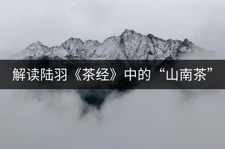 解讀陸羽《茶經》中的“山南茶”