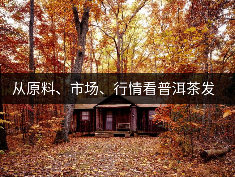 從原料、市場、行情看普洱茶發(fā)展大勢