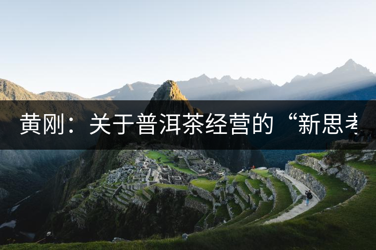 黃剛:關(guān)于普洱茶經(jīng)營的“新思考與新方法”(2014上/合集) 黃剛:關(guān)于普洱茶經(jīng)營的“新思考與新方法”(2014上/合集)