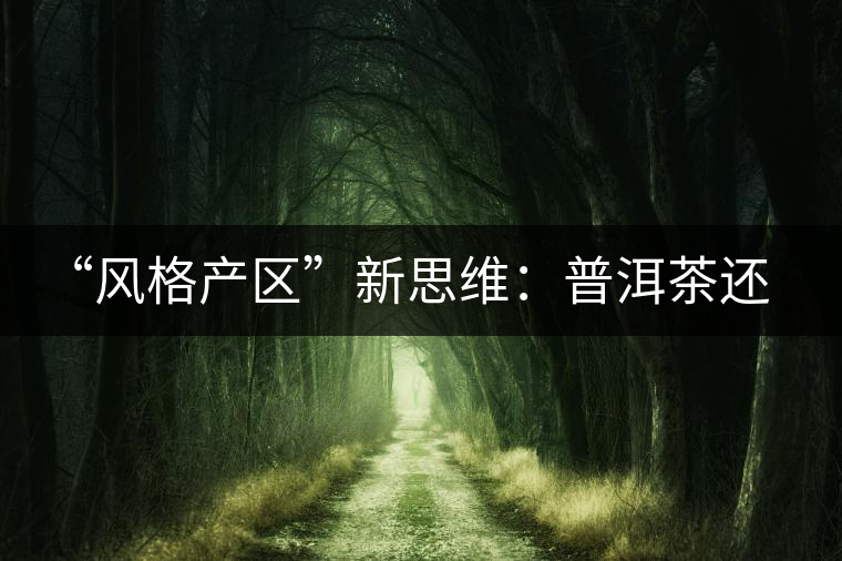 “風(fēng)格產(chǎn)區(qū)”新思維：普洱茶還有無(wú)必要再區(qū)分山頭？