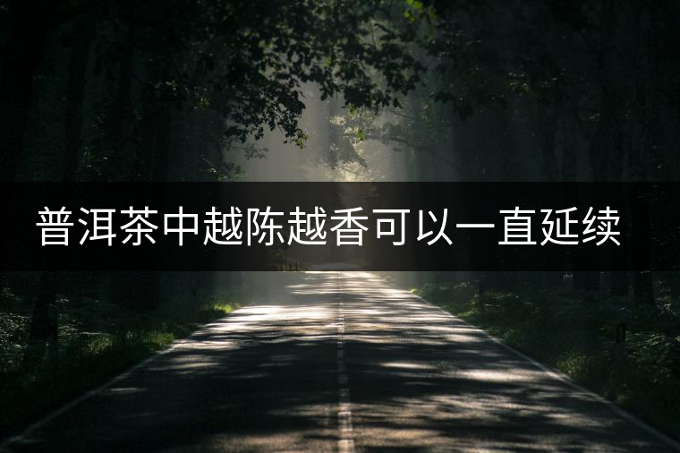 普洱茶中越陳越香可以一直延續(xù)下去嗎？