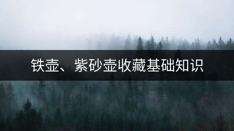 鐵壺、紫砂壺收藏基礎(chǔ)知識