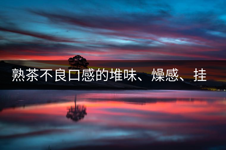 熟茶不良口感的堆味、燥感、掛喉