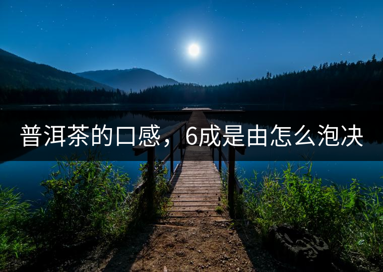 普洱茶的口感，6成是由怎么泡決定的！