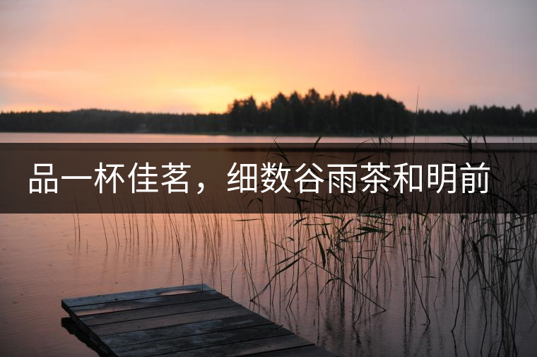 品一杯佳茗，細數(shù)谷雨茶和明前茶的區(qū)別