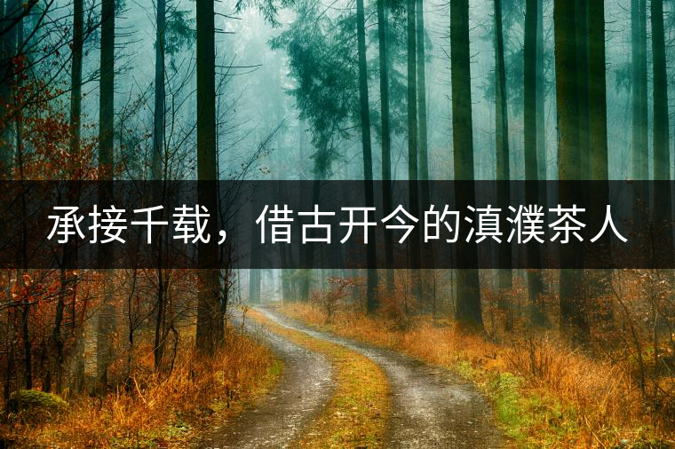 承接千載，借古開今的滇濮茶人