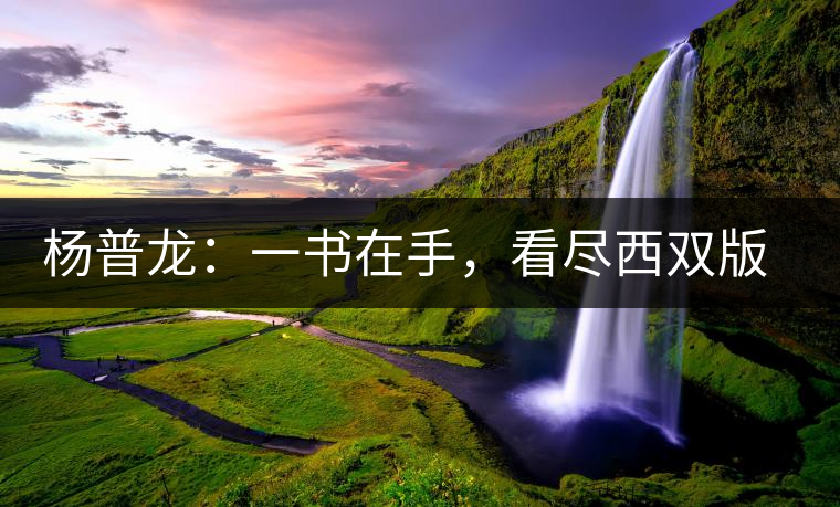 楊普龍：一書在手，看盡西雙版納古茶山