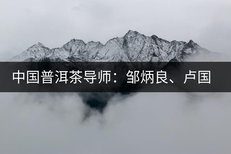 中國(guó)普洱茶導(dǎo)師：鄒炳良、盧國(guó)齡