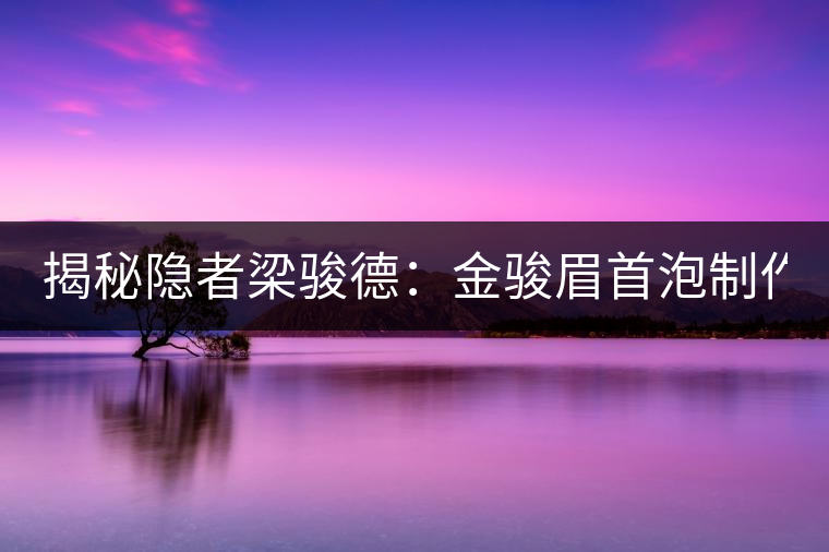 揭秘隱者梁駿德:金駿眉首泡制作人 茶緣定今生 揭秘隱者梁駿德:金駿眉首泡制作人 茶緣定今生