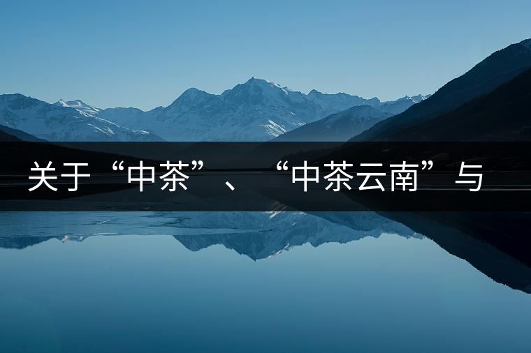 關于“中茶”、“中茶云南”與“昆明茶廠”的一些歷史資料