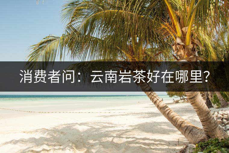 消費(fèi)者問：云南巖茶好在哪里？