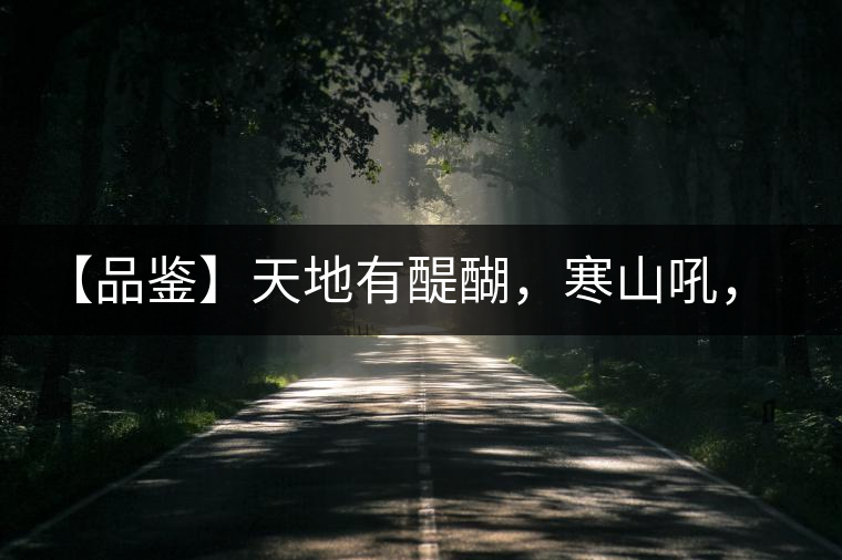 【品鑒】天地有醍醐，寒山吼，苦樂皆隨風(fēng)