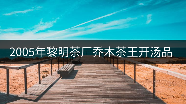 2005年黎明茶廠喬木茶王開湯品鑒 2005年黎明茶廠喬木茶王開湯品鑒