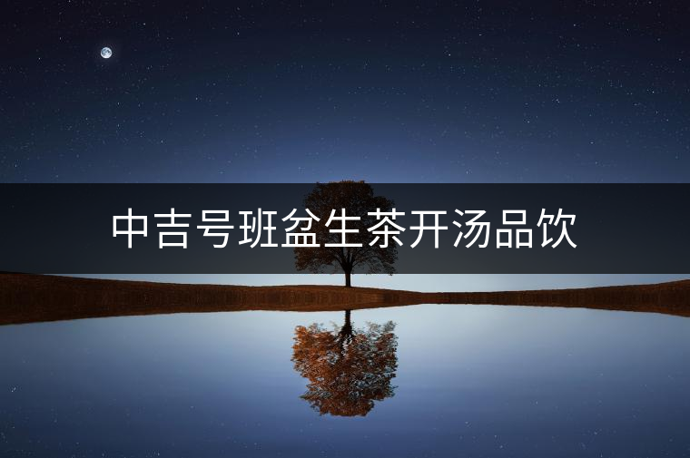 中吉號班盆生茶開湯品飲