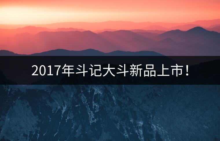 2017年斗記大斗新品上市！