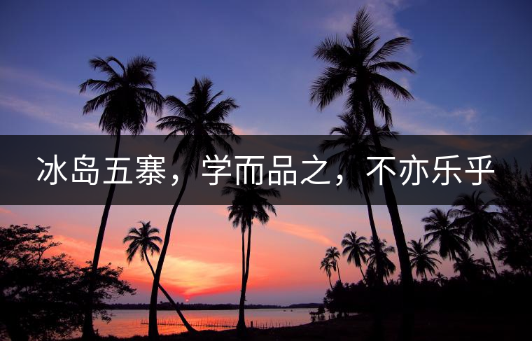 冰島五寨，學(xué)而品之，不亦樂乎