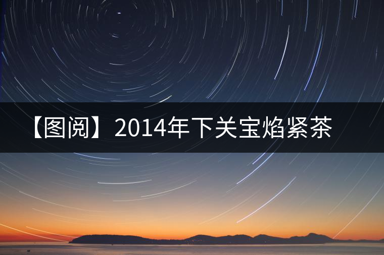 【圖閱】2014年下關寶焰緊茶開湯 【圖閱】2014年下關寶焰緊茶開湯