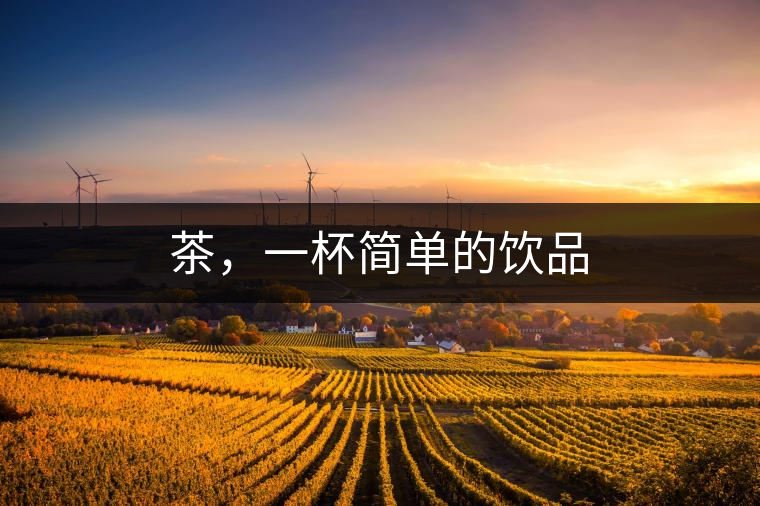 茶，一杯簡(jiǎn)單的飲品