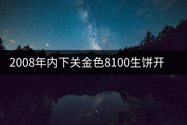 2008年內(nèi)下關(guān)金色8100生餅開湯品鑒