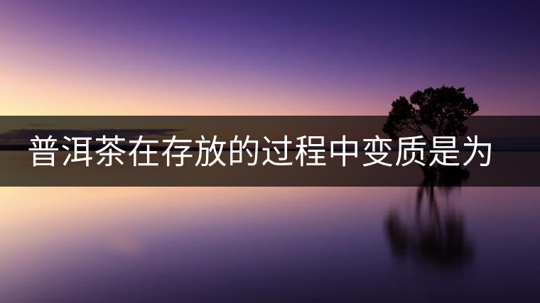 普洱茶在存放的過程中變質(zhì)是為什么？