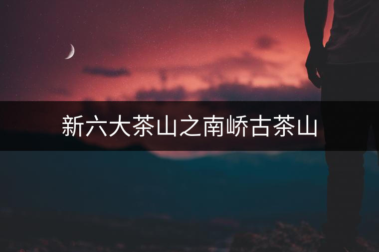 新六大茶山之南嶠古茶山