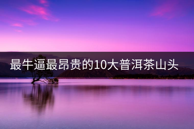 最牛逼最昂貴的10大普洱茶山頭，你造嗎？