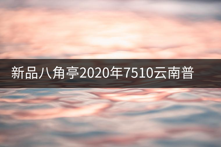 新品八角亭2020年7510云南普洱生茶葉餅357g百年老樹布朗頭春