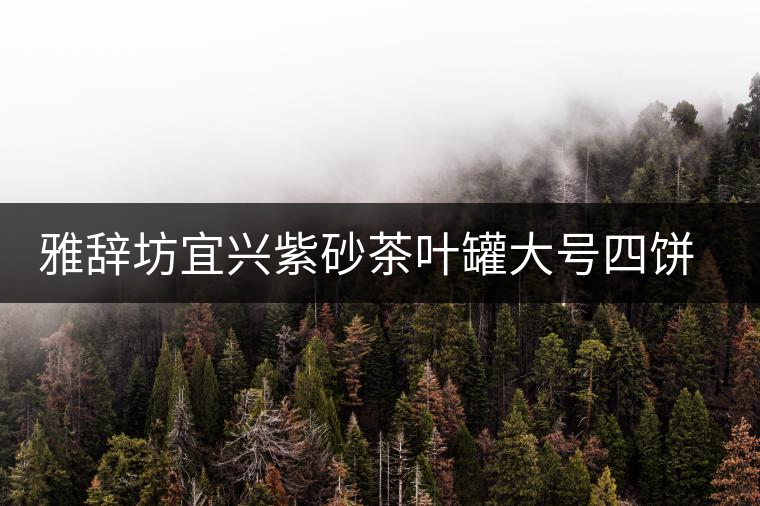 雅辭坊宜興紫砂茶葉罐大號(hào)四餅普洱存儲(chǔ)茶罐缸家用密封罐陶瓷茶具