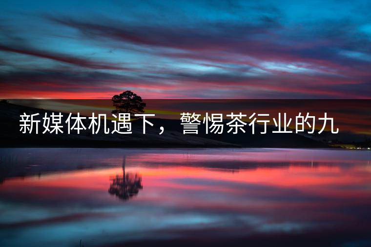 新媒體機(jī)遇下，警惕茶行業(yè)的九大危機(jī)