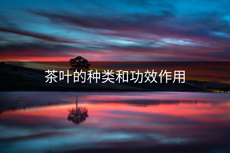 茶葉的種類和功效作用