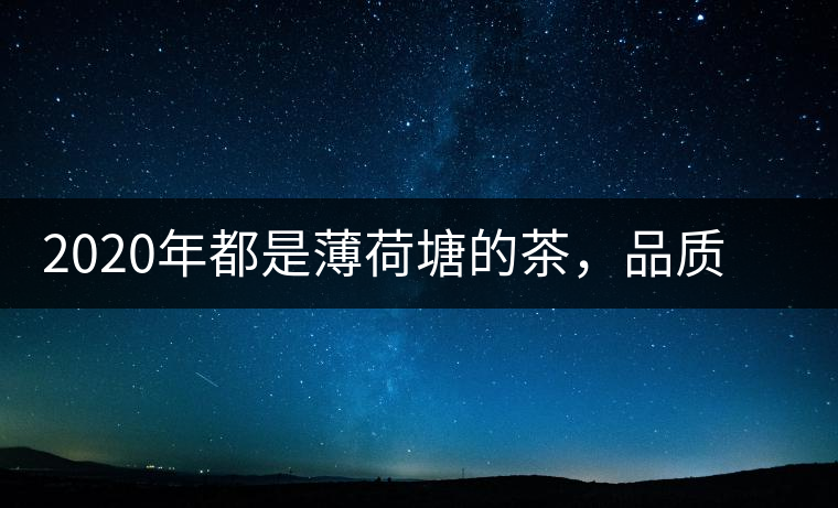 2020年都是薄荷塘的茶，品質(zhì)差別為什么這么大-易武中聘號(hào)