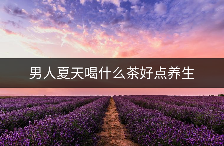 男人夏天喝什么茶好點(diǎn)養(yǎng)生