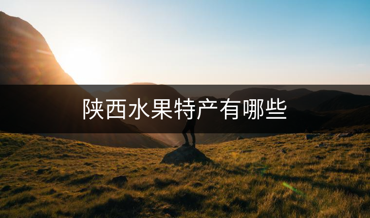 陜西水果特產(chǎn)有哪些