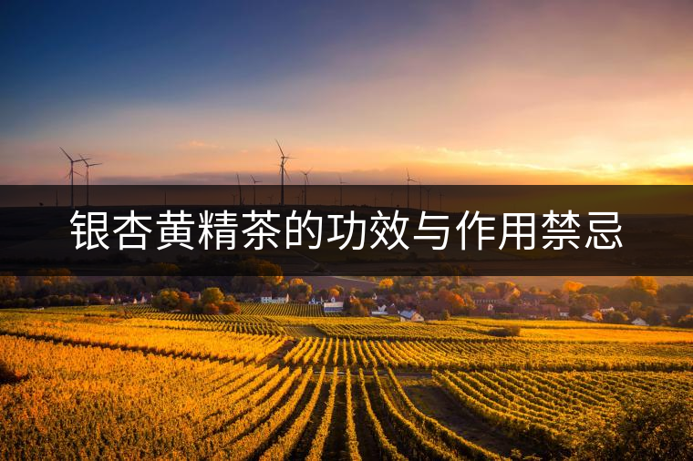 銀杏黃精茶的功效與作用禁忌 銀杏黃精茶的功效與作用禁忌